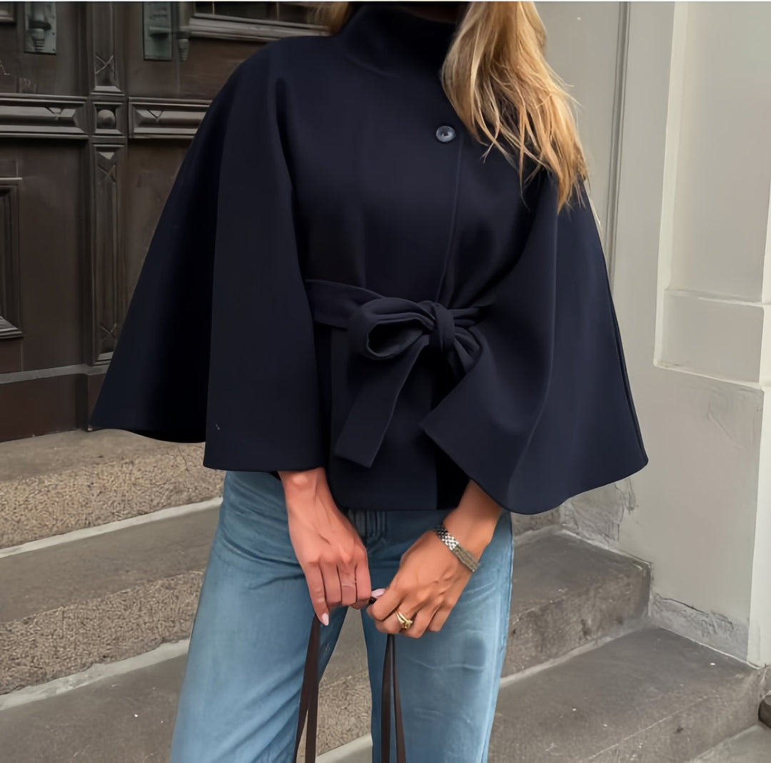 Dam elegant överdragsjacka med modern knappdetalj Eva Jonsson-Eva Jonsson