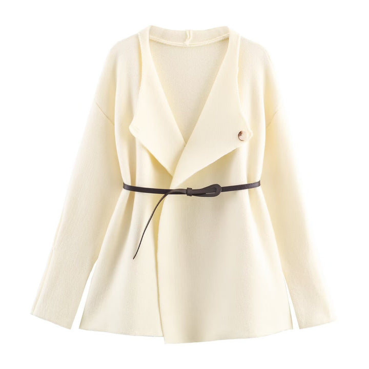 Dam elegant stickad jacka och byxor set Mirla-Eva Jonsson