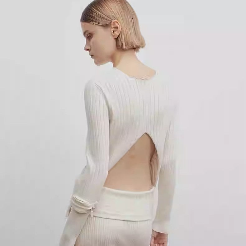 Dam finstickad tröja Mirla-Eva Jonsson