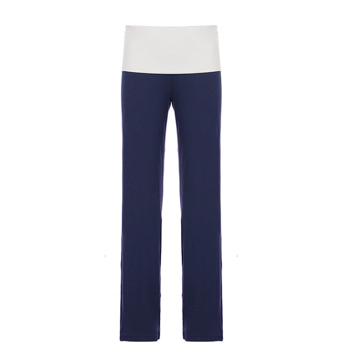 Dam flared leggings med blommigt tryck och hög midja Mirla-Eva Jonsson