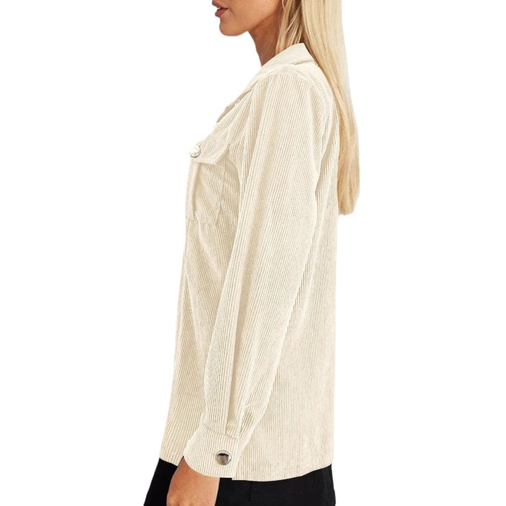 Dam gestreckt Oversized-skjortjacka Mirla-Eva Jonsson