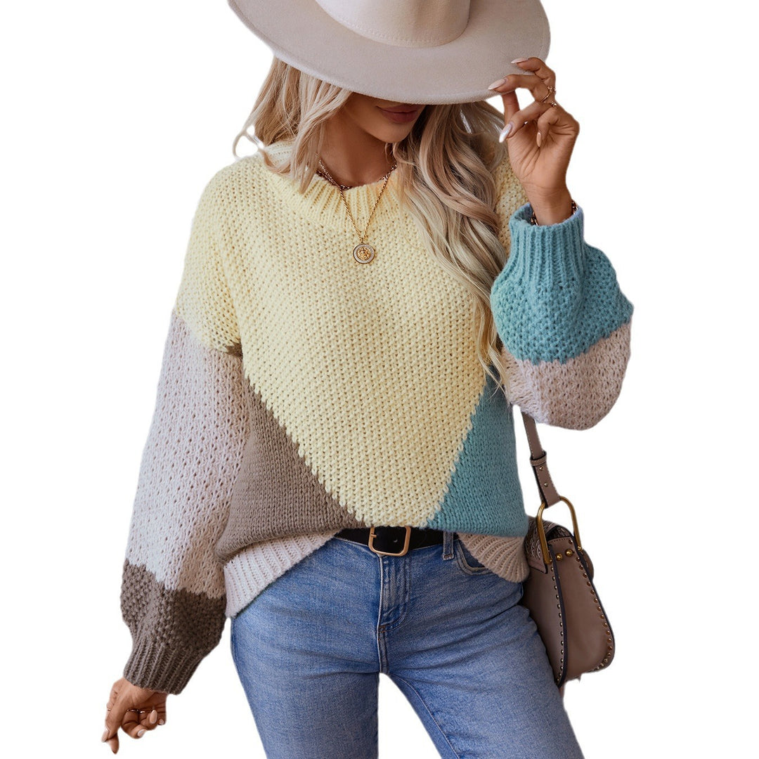Dam gestrickad tröja Mirla-Eva Jonsson