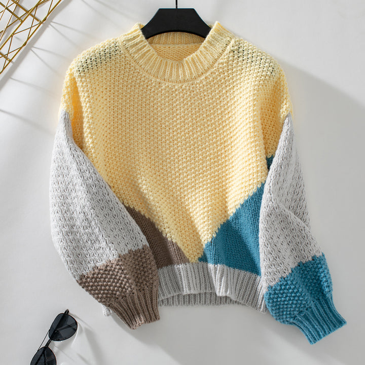 Dam gestrickad tröja Mirla-Eva Jonsson