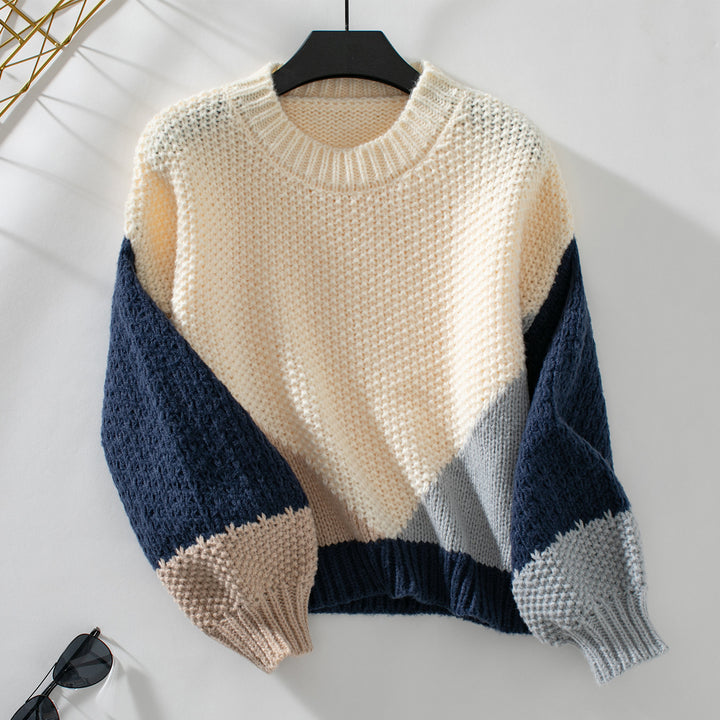 Dam gestrickad tröja Mirla-Eva Jonsson