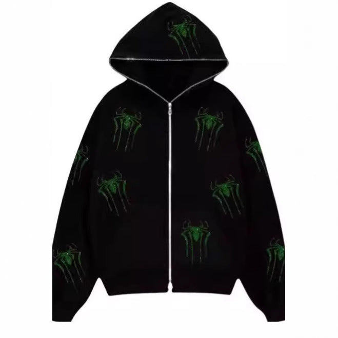 Dam herr hoodie med unik grafikdesign Mirla-Eva Jonsson