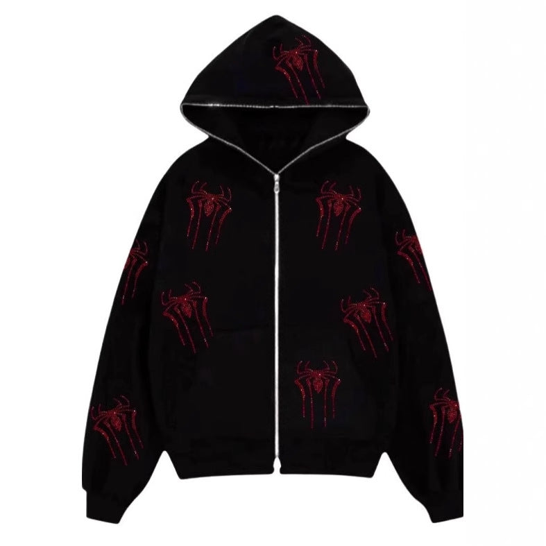 Dam herr hoodie med unik grafikdesign Mirla-Eva Jonsson