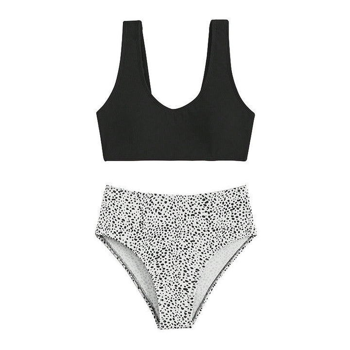 Dam hög midja bikiniöverdel med strukturerad design Mirla-Eva Jonsson