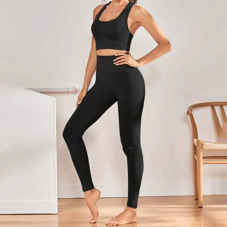Dam hög midja leggings i andningsbart material med figurformande effekt Mirla-Eva Jonsson