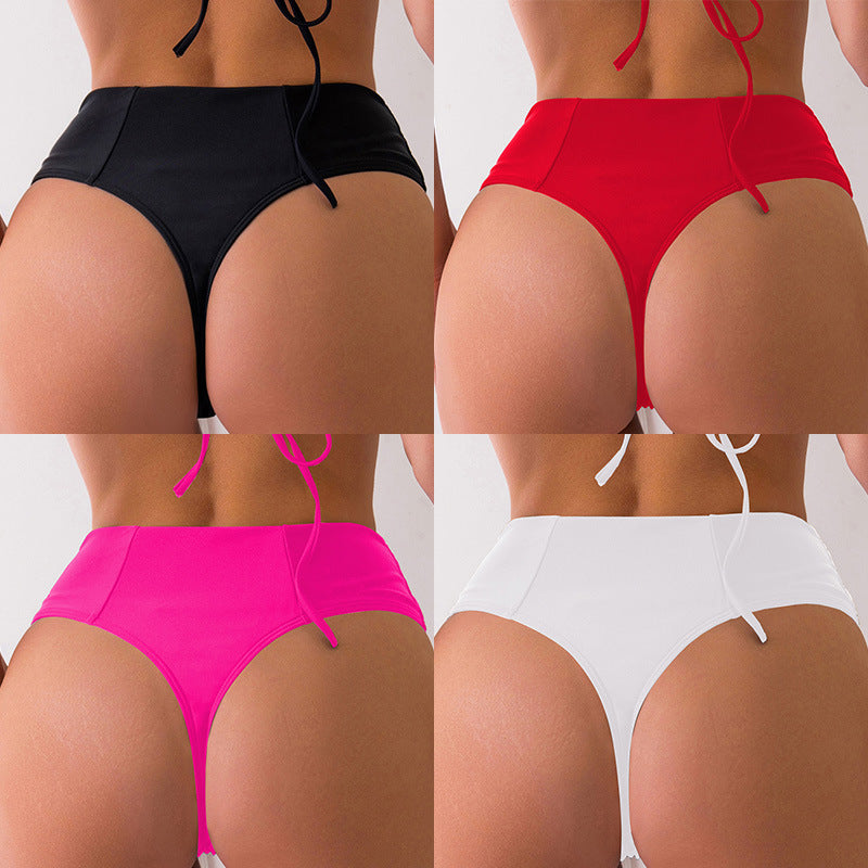 Dam högskurna bikini-byxor med figursmickrande snitt och sidoband Mirla-Eva Jonsson