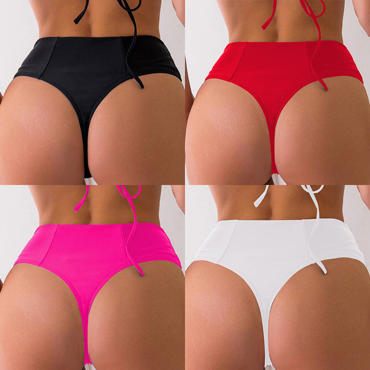Dam högskurna bikini-byxor med figursmickrande snitt och sidoband Mirla-Eva Jonsson
