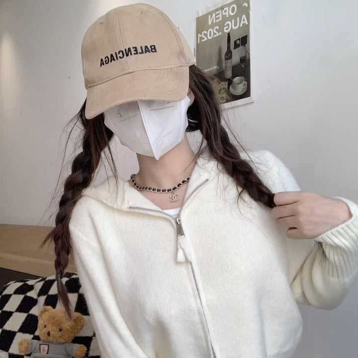 Dam hoodie cardigan med full dragkedja Mirla-Eva Jonsson