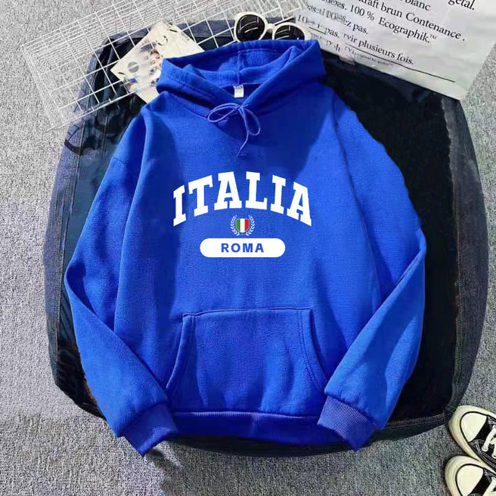 Dam hoodie med Italien tryck Mirla-Eva Jonsson