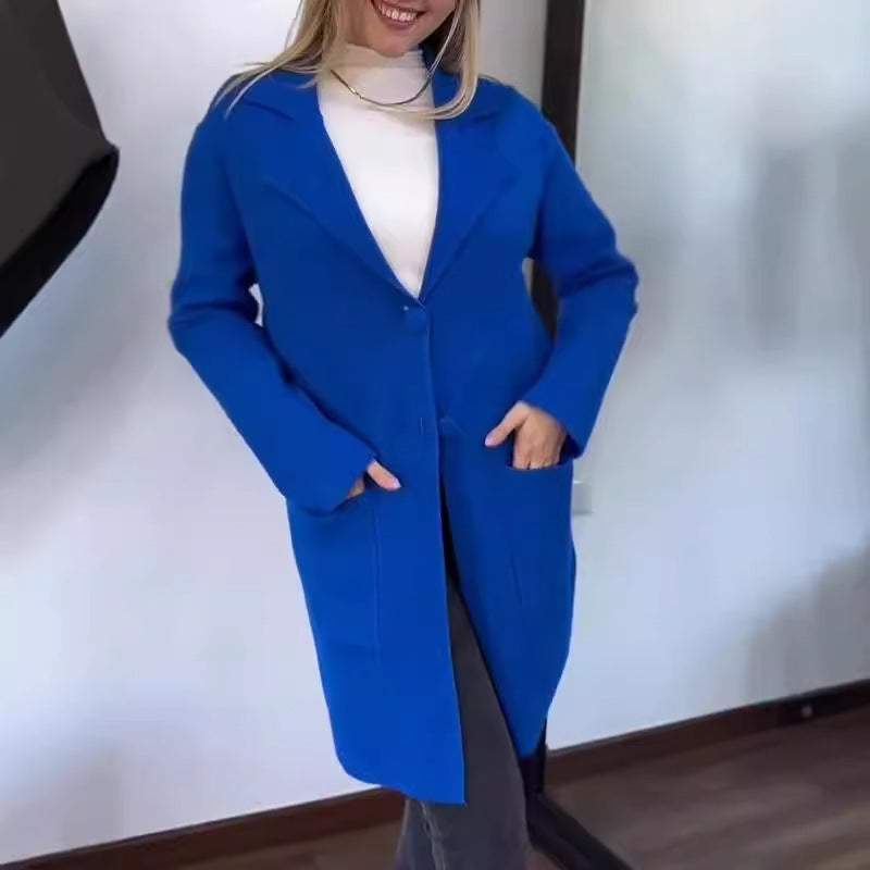 Dam kvinnor Elegant och bekväm övergångsjacka med praktiska fickor Mirla-Eva Jonsson