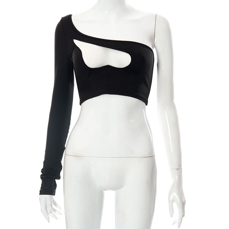 Dam kvinnor asymmetrisk Cut-Out skjorta Mirla-Eva Jonsson