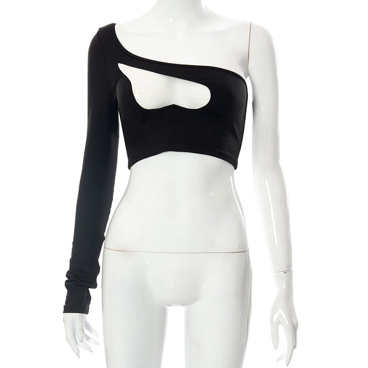 Dam kvinnor asymmetrisk Cut-Out skjorta Mirla-Eva Jonsson