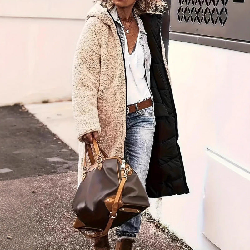Dam lång quiltad jacka Mirla-Eva Jonsson