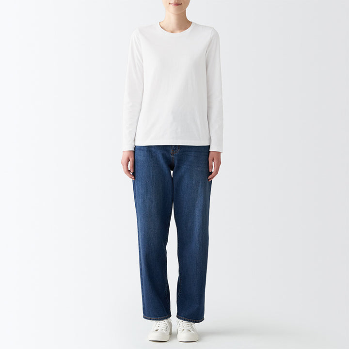 Dam långärmad T-shirt i självande material Mirla-Eva Jonsson