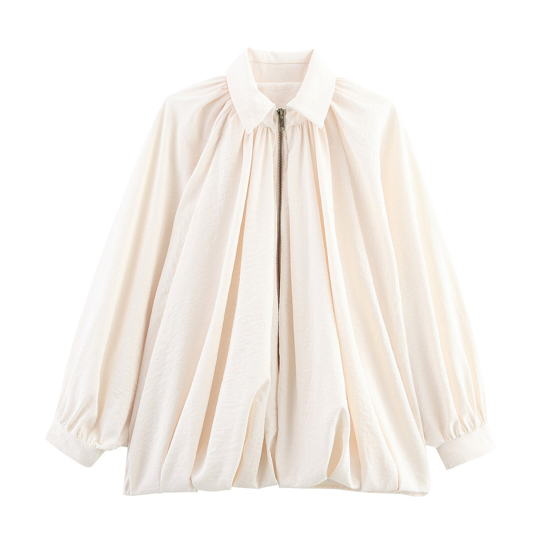 Dam lätt oversized blus med volangdesign Mirla-Eva Jonsson