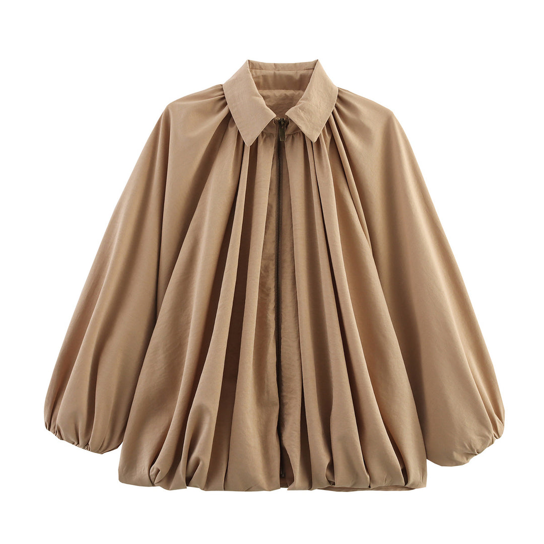 Dam lätt oversized blus med volangdesign Mirla-Eva Jonsson