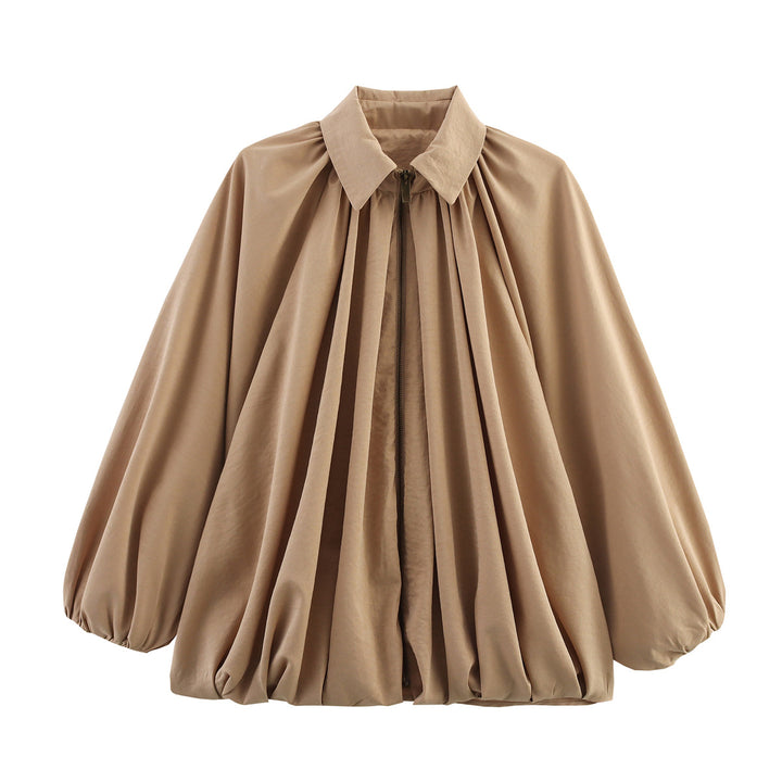 Dam lätt oversized blus med volangdesign Mirla-Eva Jonsson