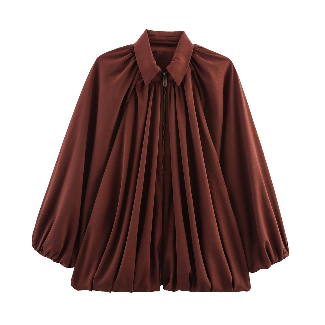 Dam lätt oversized blus med volangdesign Mirla-Eva Jonsson