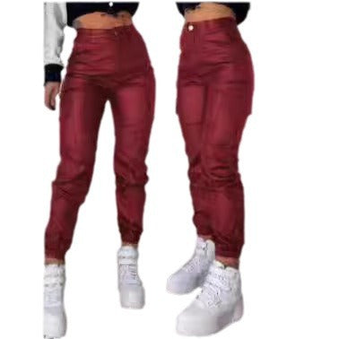 Dam mode Cargo-byxa med elastisk midja och fickor Mirla-Eva Jonsson