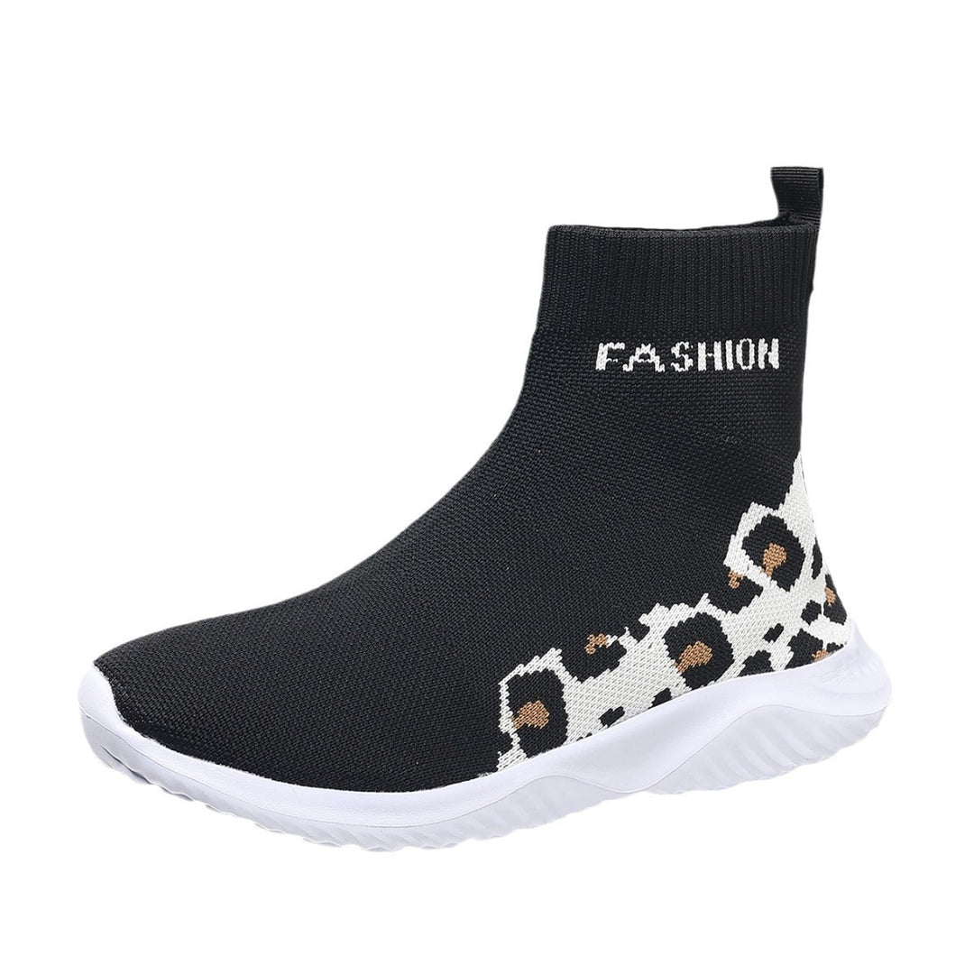 Dam modetrendande soksneakers med djurmönster och elastiskt övermaterial Mirla-Eva Jonsson