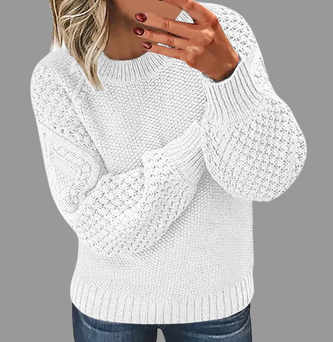 Dam modetröja med strukturerad design och vida ärmar Mirla-Eva Jonsson