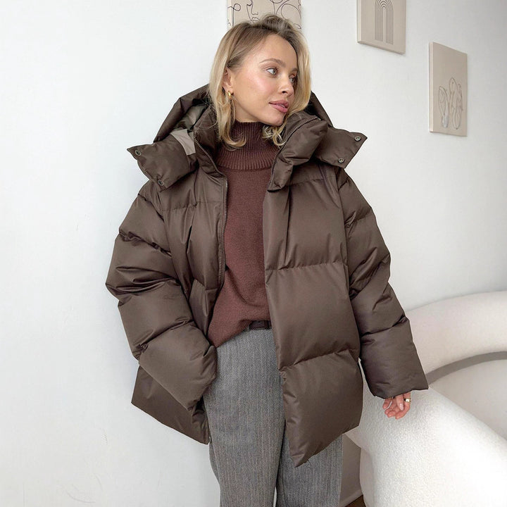 Dam oversize dunjacka Eva Jonsson-Eva Jonsson