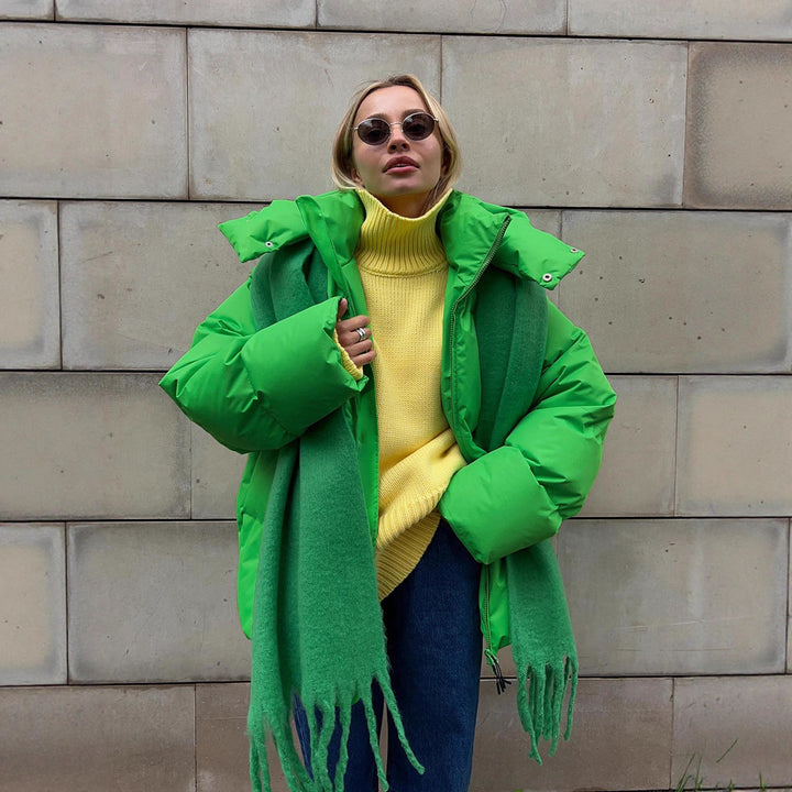 Dam oversize dunjacka Eva Jonsson-Eva Jonsson