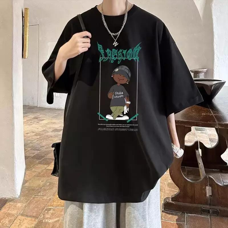 Dam oversized T-shirt med grafisk tryck och avslappnad skärning Mirla-Eva Jonsson