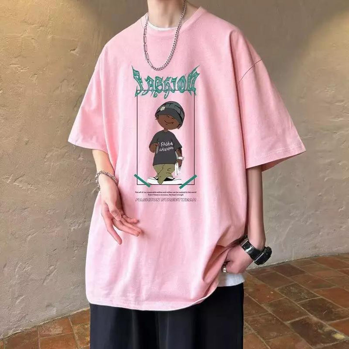 Dam oversized T-shirt med grafisk tryck och avslappnad skärning Mirla-Eva Jonsson