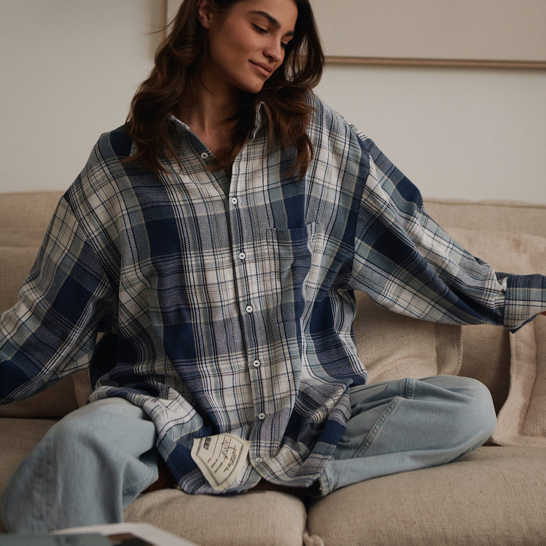 Dam oversized rutblus Mirla-Eva Jonsson