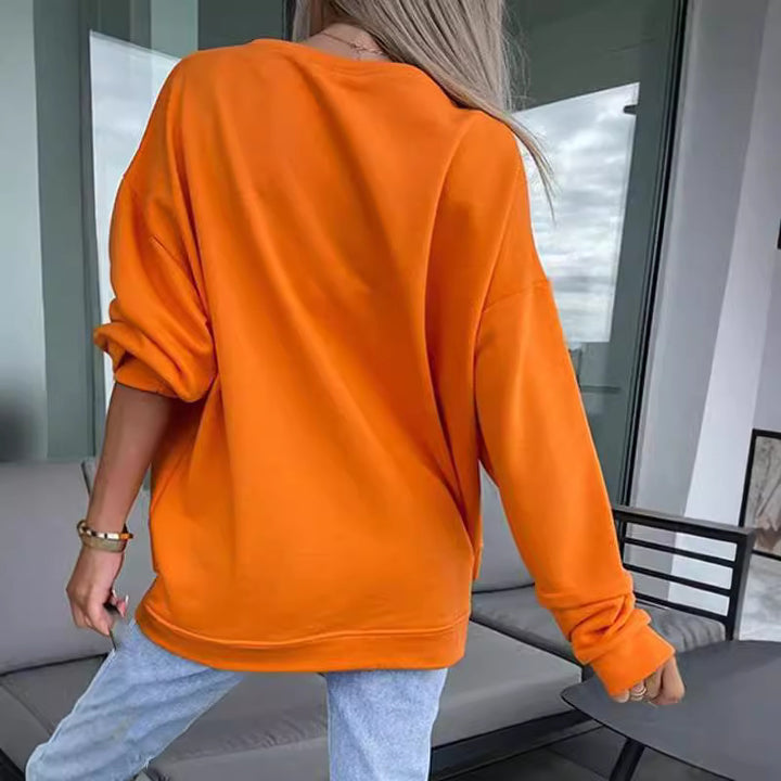 Dam översized sweatshirt med praktisk kängurutasche Mirla-Eva Jonsson