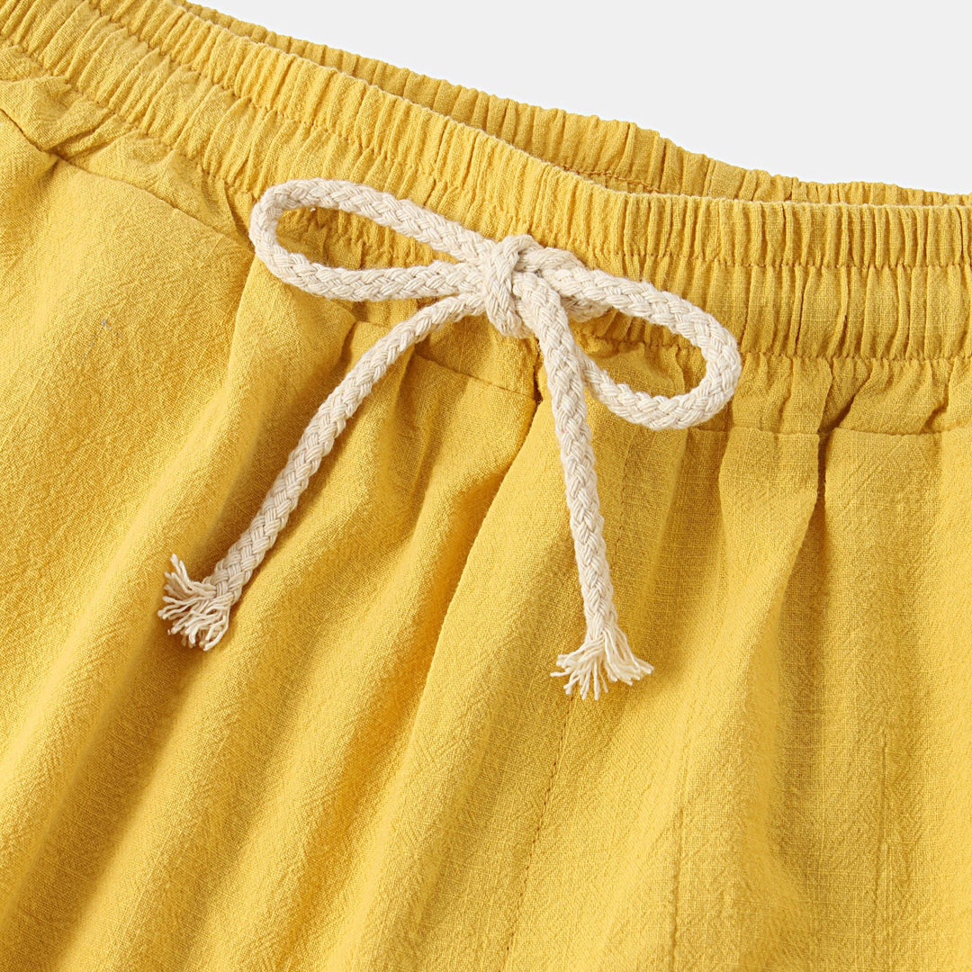 Dam pyjamaset i lätt, andningsbart tyg med knäppbart överdel och elastisk midja Mirla-Eva Jonsson