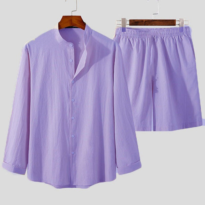 Dam pyjamaskjol med långärmad blus och shorts Mirla-Eva Jonsson