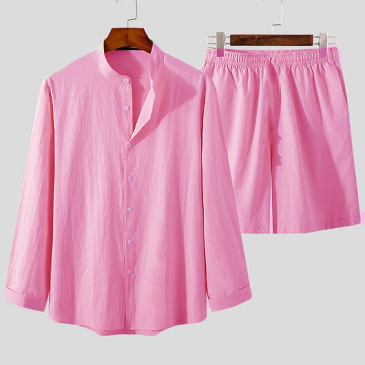 Dam pyjamaskjol med långärmad blus och shorts Mirla-Eva Jonsson