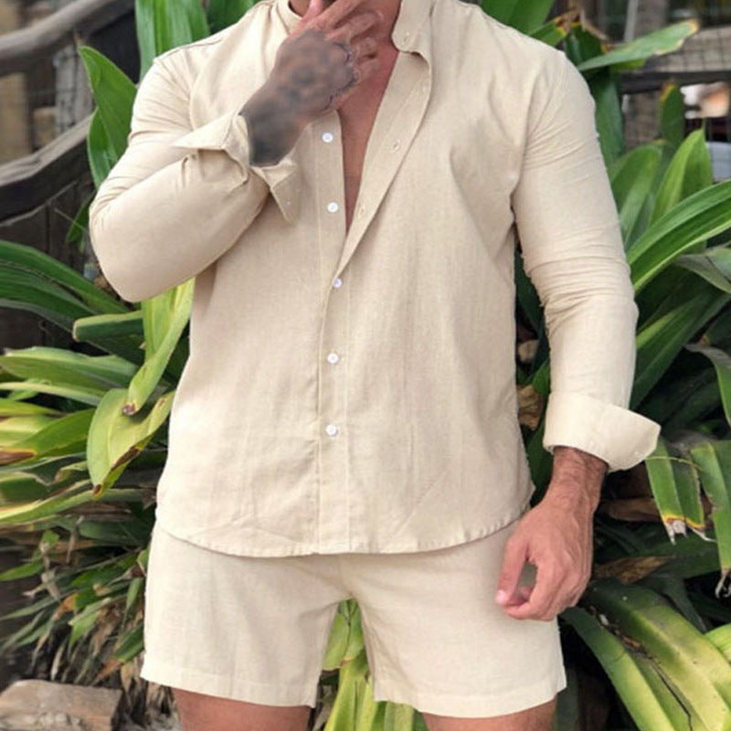 Dam pyjamaskjol med långärmad blus och shorts Mirla-Eva Jonsson