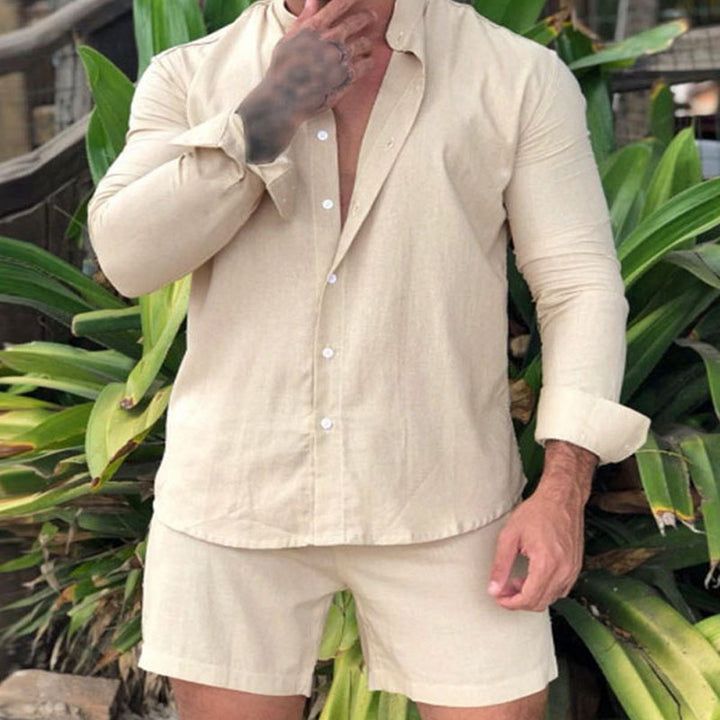 Dam pyjamaskjol med långärmad blus och shorts Mirla-Eva Jonsson