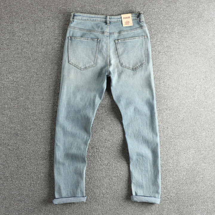 Dam slim-fit jeans i äkta vintage-look med hög midja Mirla-Eva Jonsson