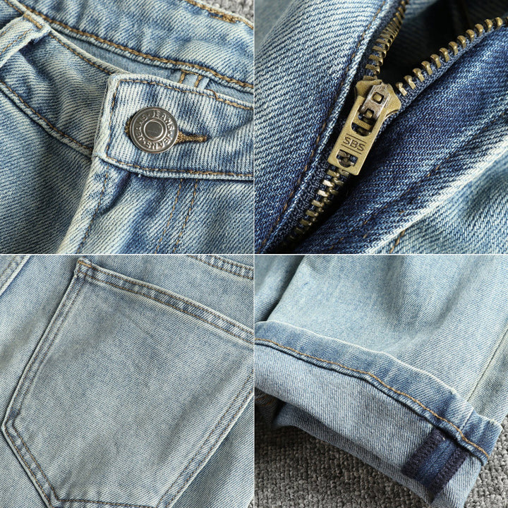 Dam slim-fit jeans i äkta vintage-look med hög midja Mirla-Eva Jonsson