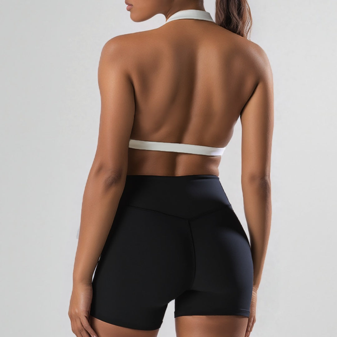 Dam sport-bikini överdel med högskurna shorts Mirla-Eva Jonsson