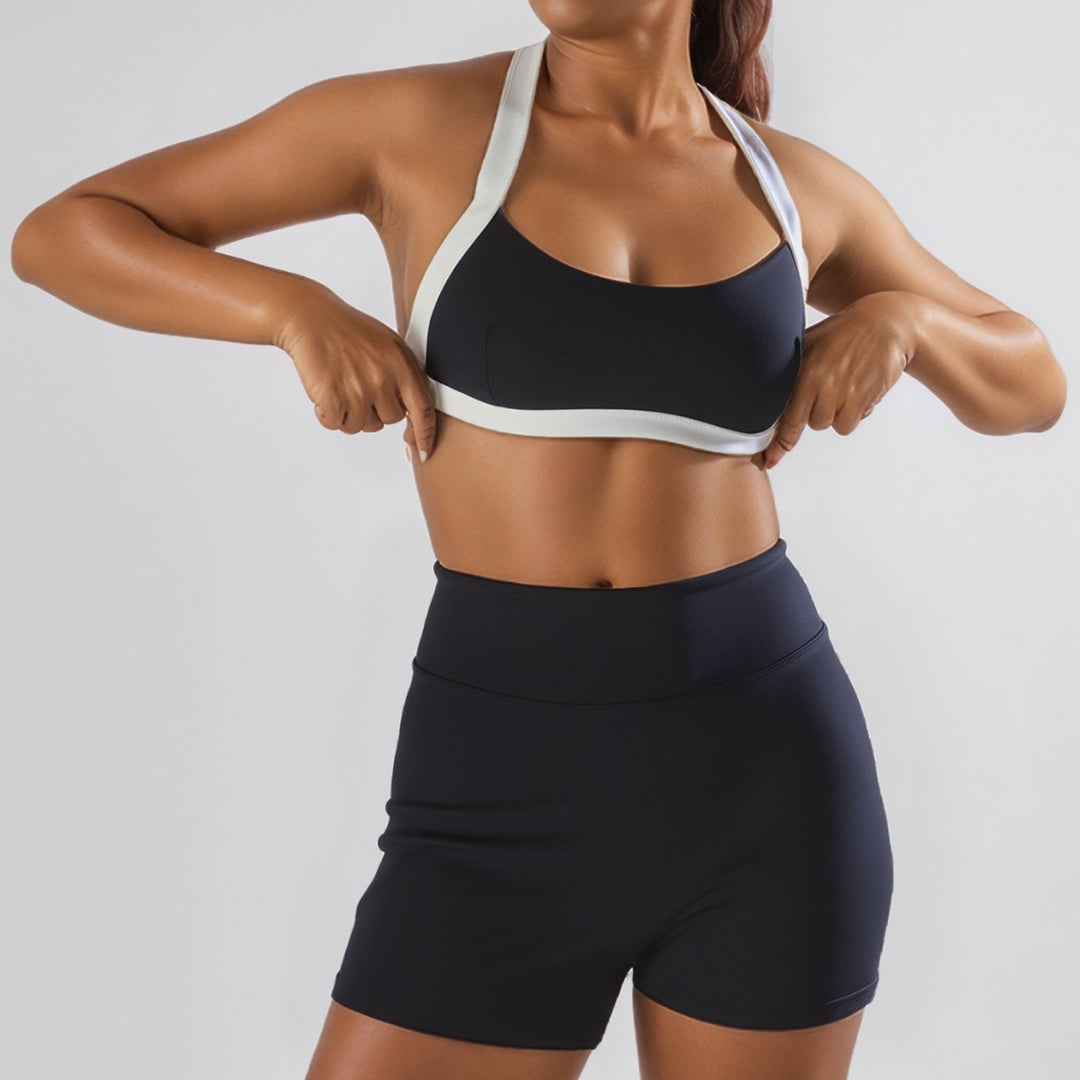 Dam sport-bikini överdel med högskurna shorts Mirla-Eva Jonsson