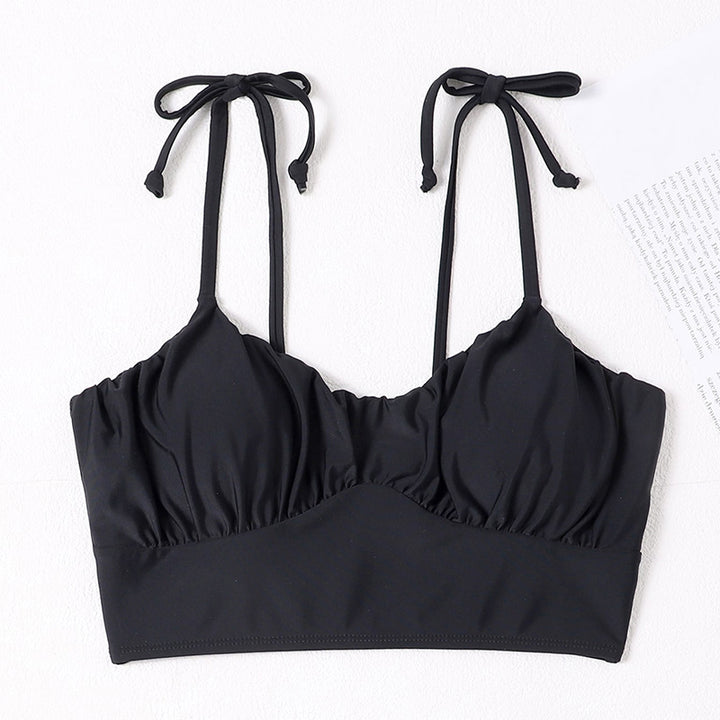 Dam sport-bikinitopp med justerbara remmar och rynkad design Mirla-Eva Jonsson
