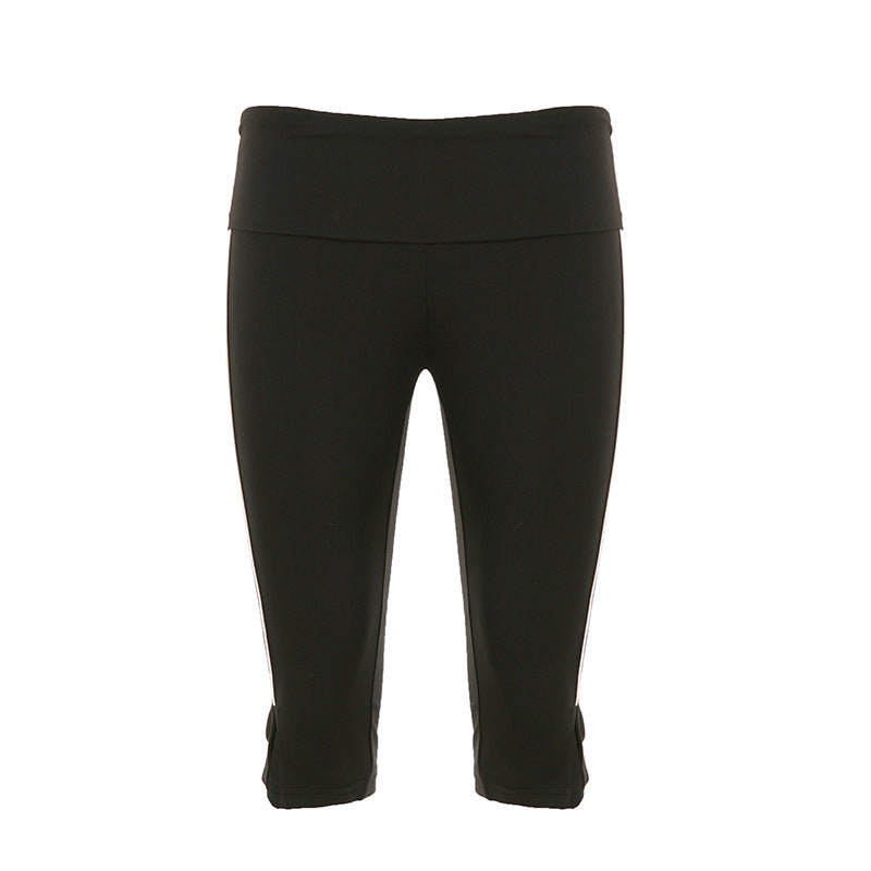 Dam sportiga leggings med bred midja och sidodetaljer Mirla-Eva Jonsson