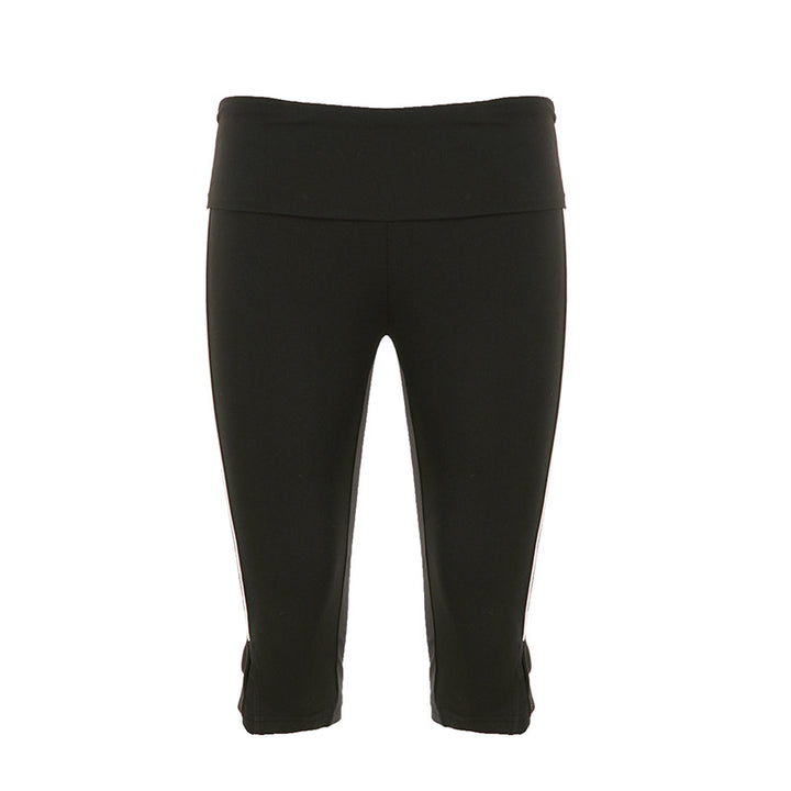 Dam sportiga leggings med bred midja och sidodetaljer Mirla-Eva Jonsson
