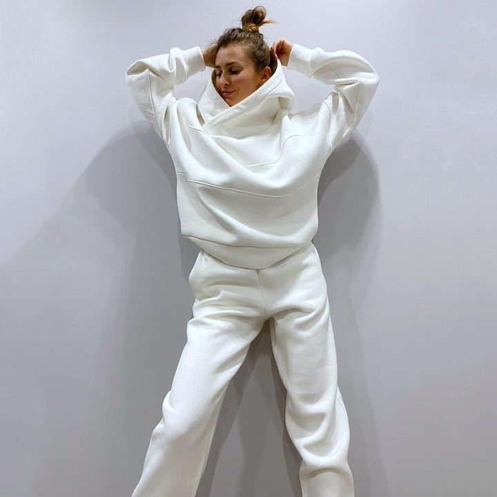 Dam sporty hoodie sweatshirt och joggers-set Mirla-Eva Jonsson
