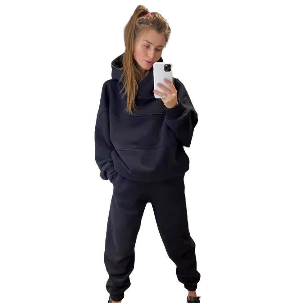 Dam sporty hoodie sweatshirt och joggers-set Mirla-Eva Jonsson