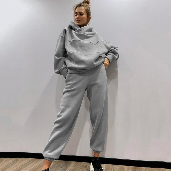 Dam sporty hoodie sweatshirt och joggers-set Mirla-Eva Jonsson