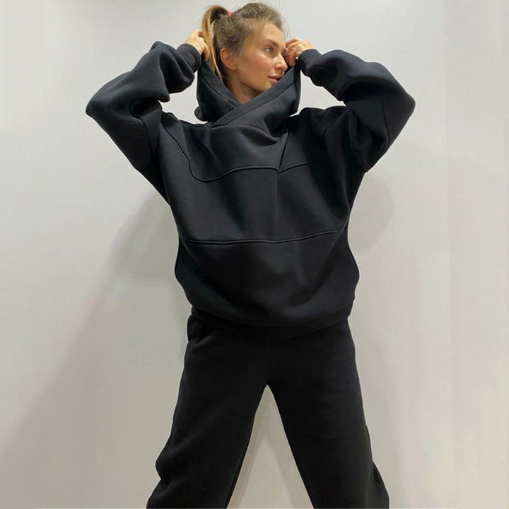 Dam sporty hoodie sweatshirt och joggers-set Mirla-Eva Jonsson